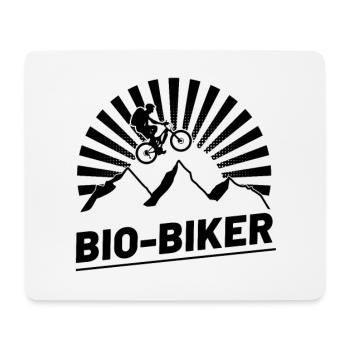 Bio-Biker - Mousepad (Querformat) - Weiß - Vorne