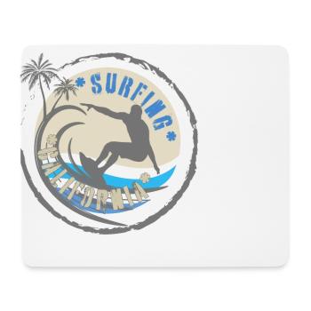 Surfing California - Mousepad (Querformat) - Weiß - Vorne