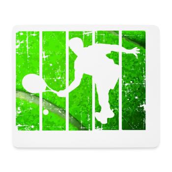 Tennisspieler Tennis Sport - Tapis de souris (format paysage) - blanc - Devant