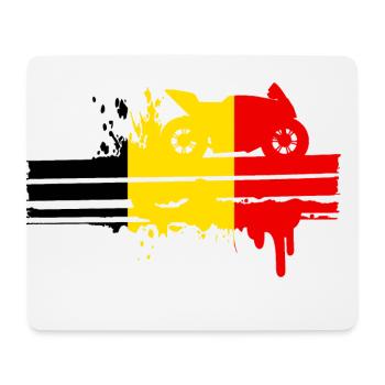 Motorrad Motorsport Belgien Rennstreifen - Mousepad (Querformat) - Weiß - Vorne