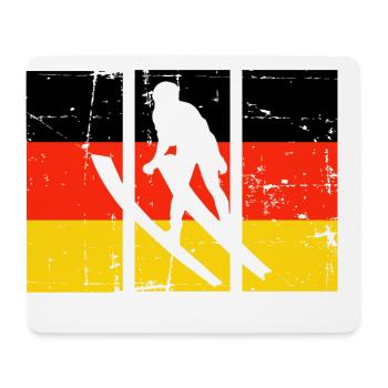 Ski Jumping Winter Sports Germany - Mouse Pad (horizontal) - white - Front