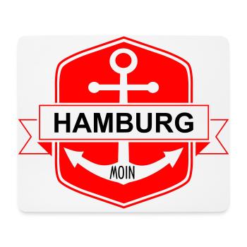 Hamburger Ankerplatz - Mousepad (Querformat) - Weiß - Vorne