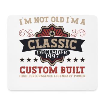 Classic December 1997 - 25th Birthday Gift - Mouse Pad (horizontal) - white - Front