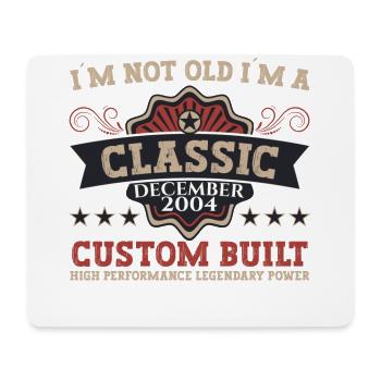 Classic December 2004 - 18th Birthday Gift - Mouse Pad (horizontal) - white - Front