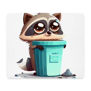Trash Panda - Mouse Pad (horizontal) - white - Front