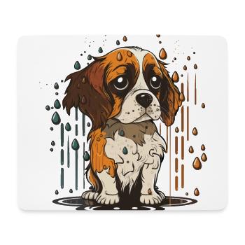 Schmollmund an regnerischen Tagen - Mousepad (Querformat) - Weiß - Vorne