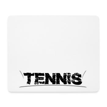 Götter spielen Tennis - Mousepad (Querformat) - Weiß - Vorne
