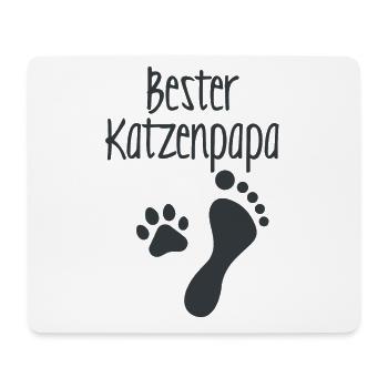 Best Cat Dad T-Shirt Tee Funny - Mouse Pad (horizontal) - white - Front