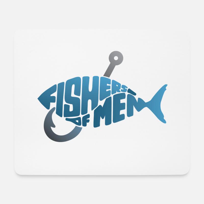 Fishers of men - Mousepad (Querformat) - Weiß