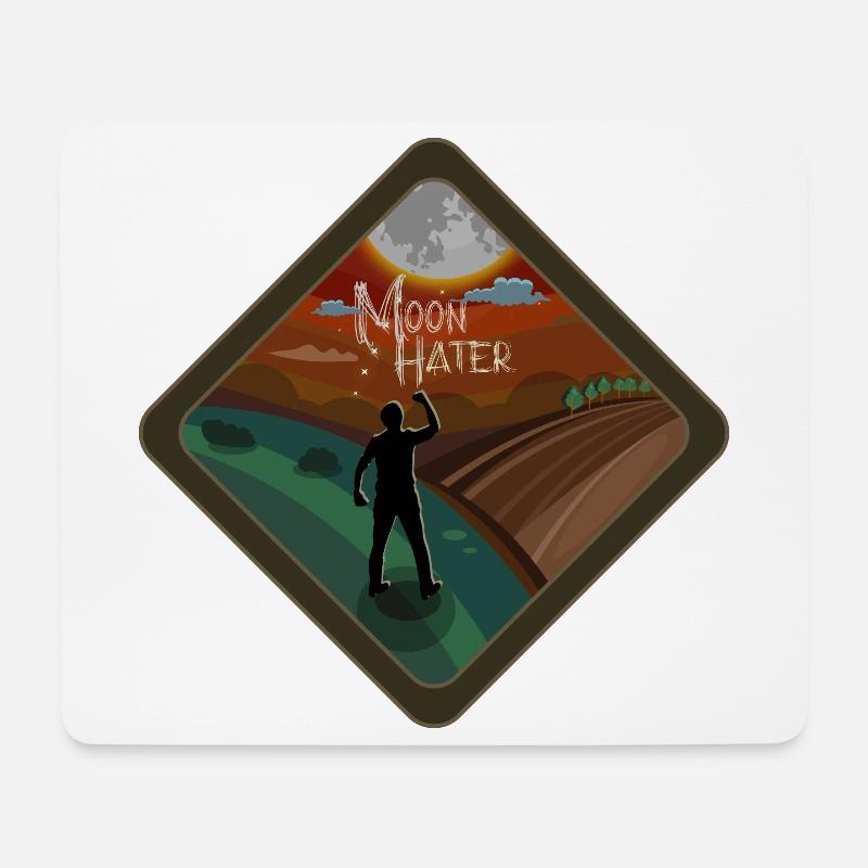Moon Hater 2 - Mouse Pad (horizontal) - white