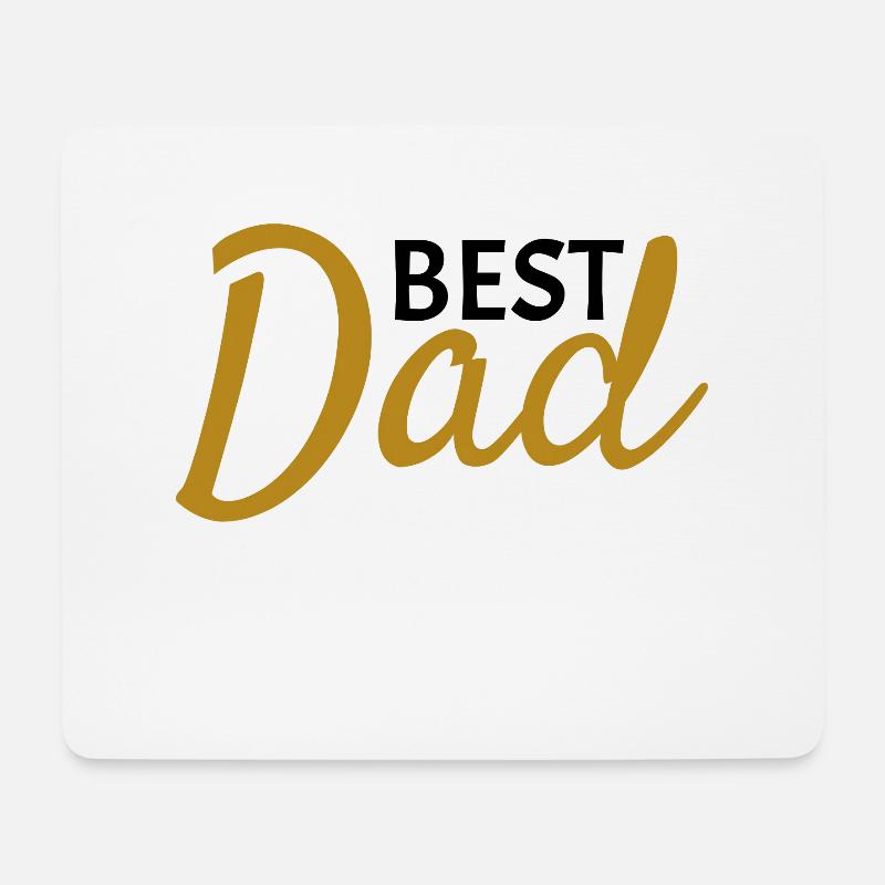 Best Dad - Mousepad (Querformat) - Weiß