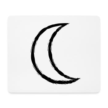 Celtic symbol moon - Mouse Pad (horizontal) - white - Front