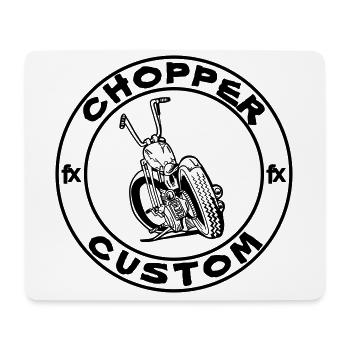 CHOPPER CUSTOM (customizable color) - Mouse Pad (horizontal) - white - Front