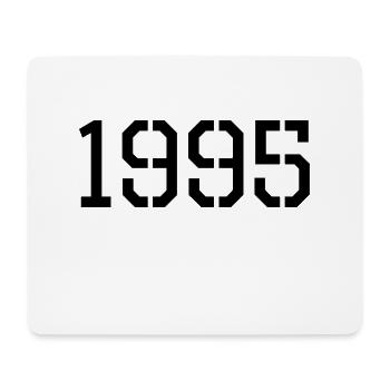 Symbole vintage 1995 - Tapis de souris (format paysage) - blanc - Devant