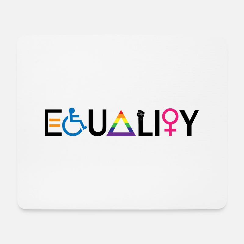 Equality Feminist Feminismus Geschenk - Mousepad (Querformat) - Weiß