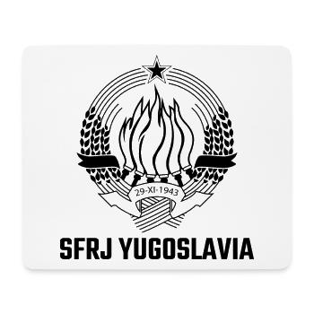 Yugoslavia Jugo SFRJ Kosovo cadeau Tito - Tapis de souris (format paysage) - blanc - Devant