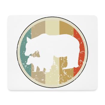 Grizzly Bär Braunbär Schwarzbär Eisbär - Mousepad (Querformat) - Weiß - Vorne