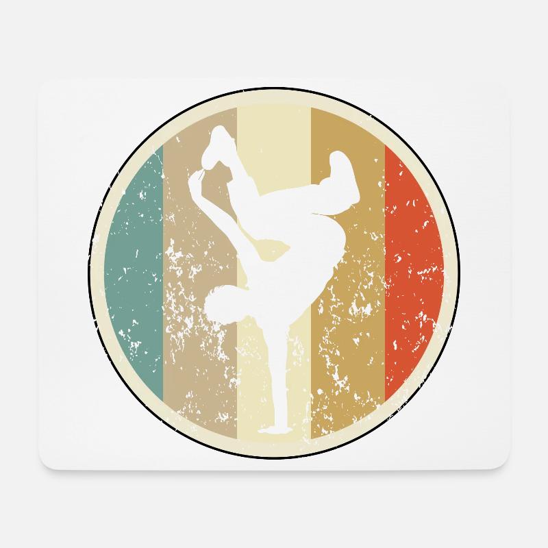 Breakdance Breakdancing Breakdancer - Mousepad (Querformat) - Weiß
