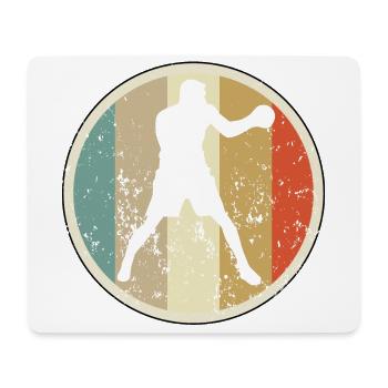 Boxer Boxen Boxsport - Mousepad (Querformat) - Weiß - Vorne