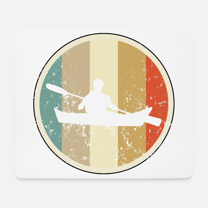 Kayak Kajakfahren Paddelboot Kanusport - Mousepad (Querformat) - Weiß