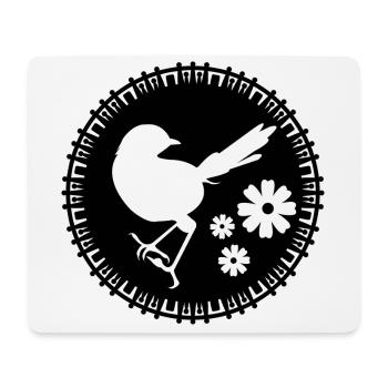 Bird - Nature Conservation Animal Lover - Mouse Pad (horizontal) - white - Front