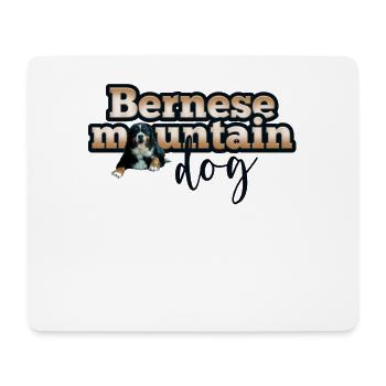 Bouvier bernois - Tapis de souris (format paysage) - blanc - Devant