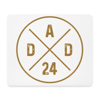 Dad 24 Nachwuchs Vater Baby Ankündigung Papa 2024 - Mousepad (Querformat) - Weiß - Vorne