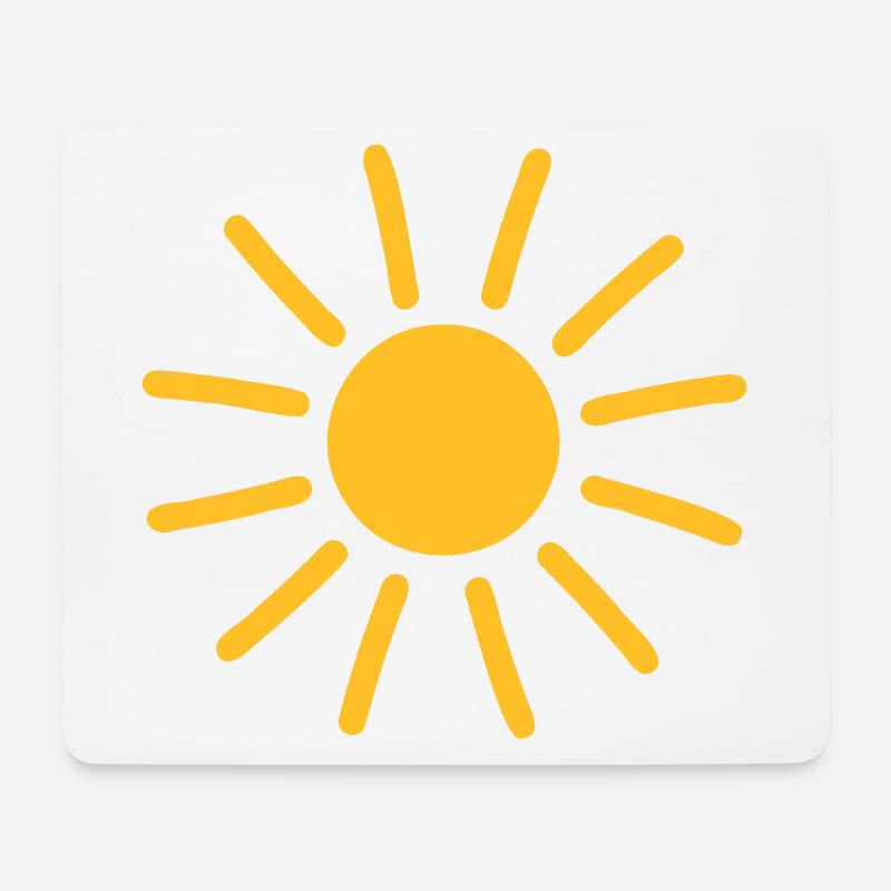 Soleil soleil sunshine soleil - Tapis de souris (format paysage) - blanc
