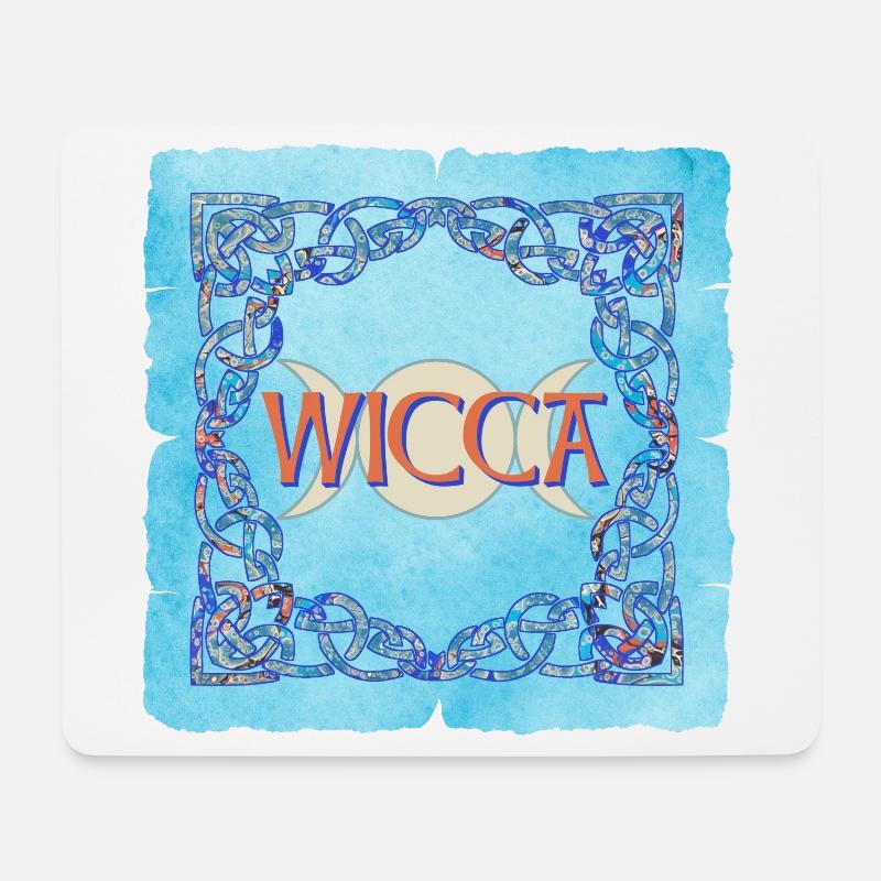 keltischer rahmen wicca e 238 - Mousepad (Querformat) - Weiß
