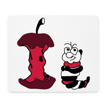 wurm - Mouse Pad (horizontal) - white - Front