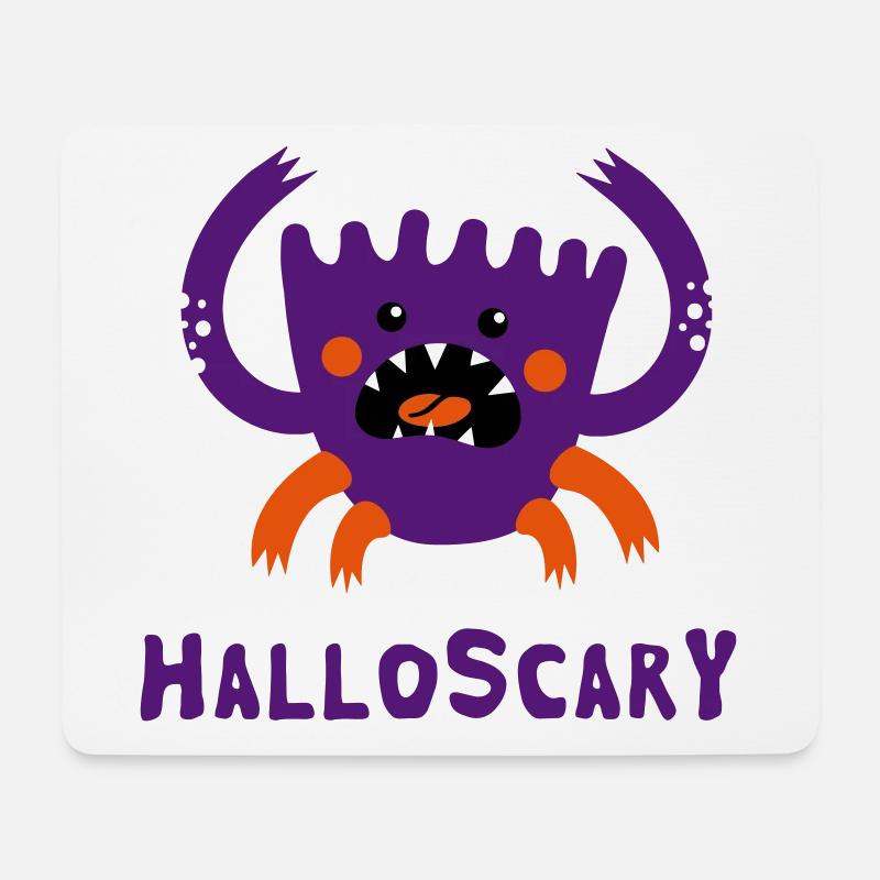 Hello Scary - Mouse Pad (horizontal) - white