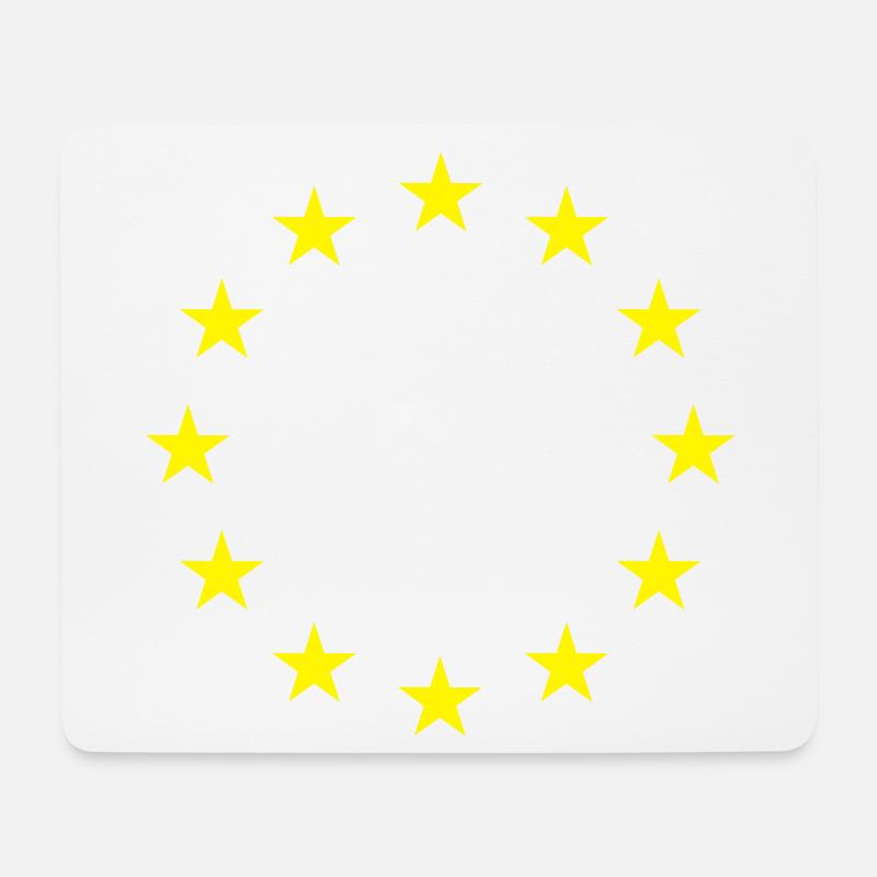 European Union flag - Mouse Pad (horizontal) - white