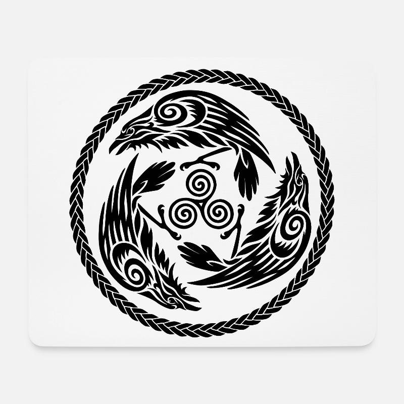 Morrigan - Tapis de souris (format paysage) - blanc