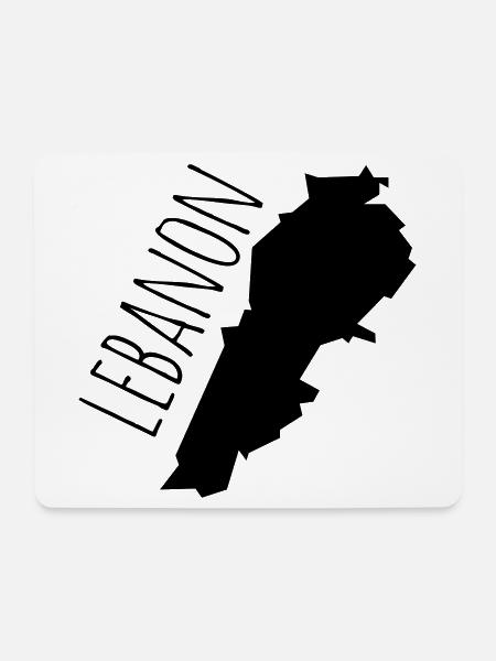 Lebanon - Mousepad (Querformat) - Weiß