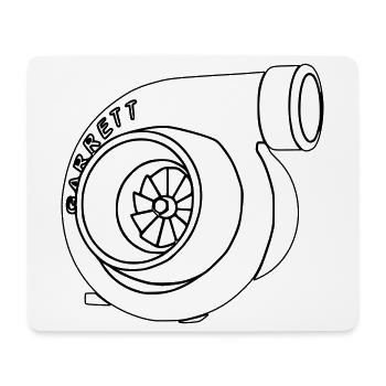 Turbo33 - Tapis de souris (format paysage) - blanc - Devant