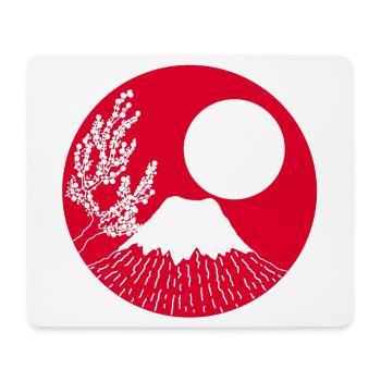 Mount fuji manga - Mouse Pad (horizontal) - white - Front