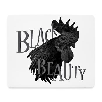Black Beauty - Mouse Pad (horizontal) - white - Front