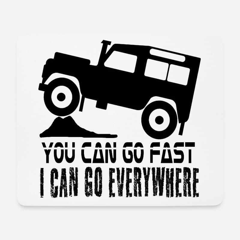 defender Landy Anywhere - Mousepad (Querformat) - Weiß
