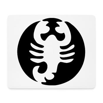 Constellation du Scorpion, Horoscope - Tapis de souris (format paysage) - blanc - Devant