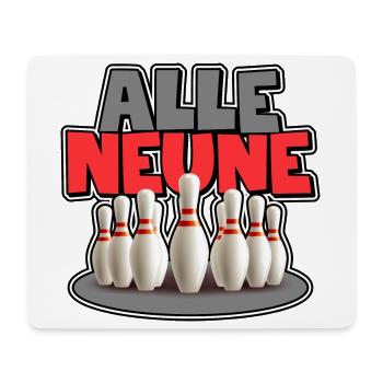 All Nines - Mouse Pad (horizontal) - white - Front