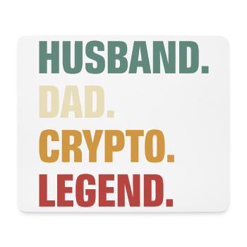 Crypto Papa - Mousepad (Querformat) - Weiß - Vorne