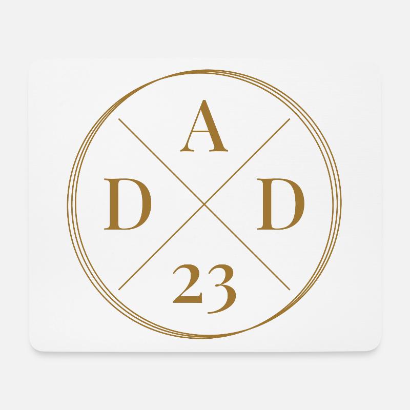 Dad 23 Baby Ankündigung Vater Nachwuchs Papa 2023 - Mousepad (Querformat) - Weiß