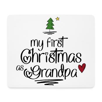 Cadeaux amusants pour grand-père pour Noël - Tapis de souris (format paysage) - blanc - Devant