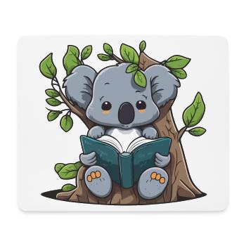 Baumgebundener Reader - Mousepad (Querformat) - Weiß - Vorne