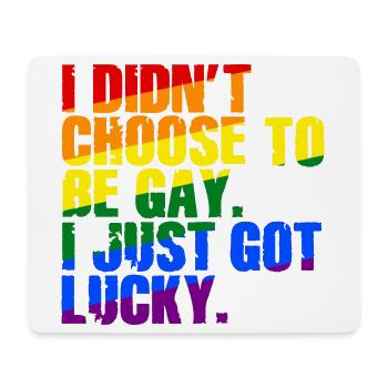 Gay Humor Gay Saying Funny Rainbow Flag - Mouse Pad (horizontal) - white - Front