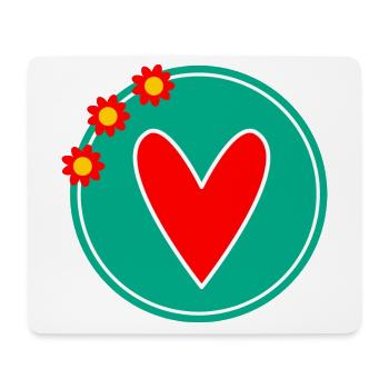 VALENTINSTAG. Junggesellinnenabschied. ICH LIEBE DICH. ICH LIEBE DICH. LIEBE - Mousepad (Querformat) - Weiß - Vorne