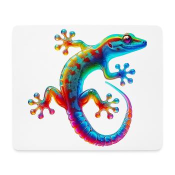 Gecko - Tapis de souris (format paysage) - blanc - Devant