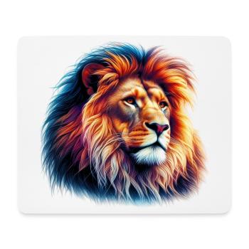Lion - Mouse Pad (horizontal) - white - Front
