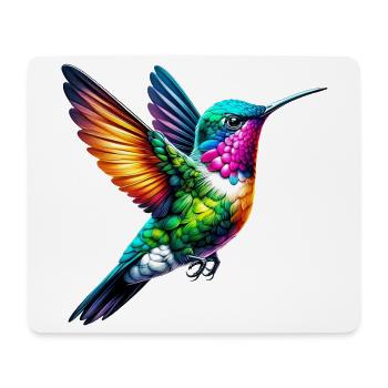 Colibri - Tapis de souris (format paysage) - blanc - Devant