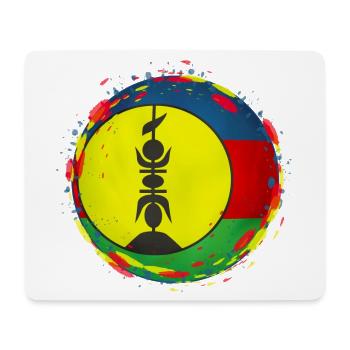 New Caledonia, Kanak, Noumea - Mouse Pad (horizontal) - white - Front